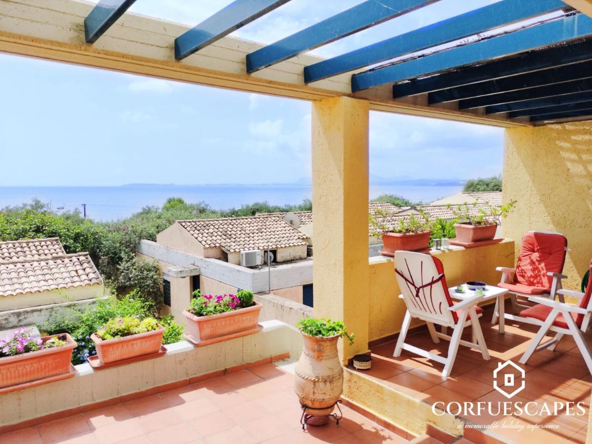 Mira El Mar By Corfuescapes Villa Barbati Exterior photo