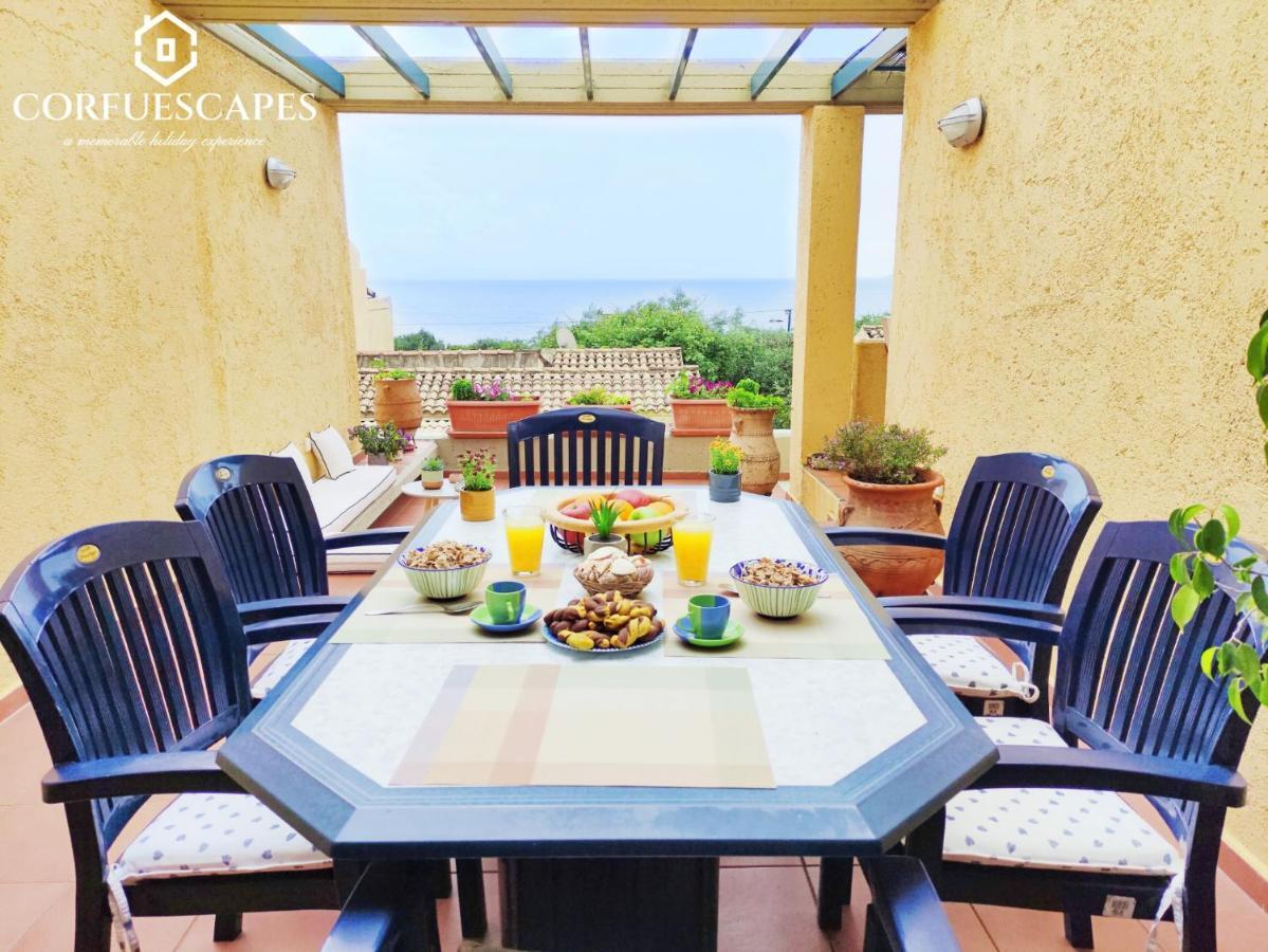 Mira El Mar By Corfuescapes Villa Barbati Exterior photo