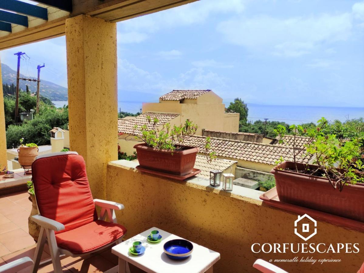 Mira El Mar By Corfuescapes Villa Barbati Exterior photo
